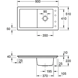 Villeroy & Boch Timeline 50 Almond