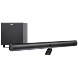Medion® LIFE® P61450 Soundbar, Bluetooth®, 2 x 30 W und 60 W (RMS) Subwoofer Soundbar (30 W, MD45001) schwarz