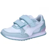 Puma Kinder ST Runner v3 NL V PS Sneaker, Dewdrop White-Turquoise Surf-Grape Mist, 28 EU