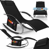 Kesser Gartenstuhl 150 x 60 x 40 cm schwarz