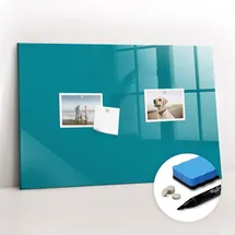 Tulup Magnettafel 60 x 40 cm Blau