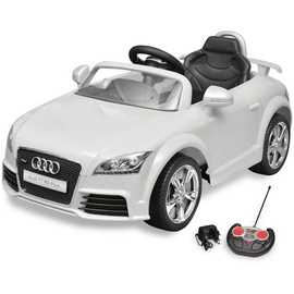 vidaXL Audi TT RS Aufsitzauto für Kinder mit Fernsteuerung Weiß