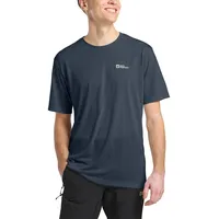 Jack Wolfskin Vonnan Kurzarm-t-shirt - Midnight Sky - M