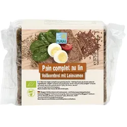 Pural Vollkorn-Brot Leinsamen bio