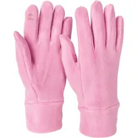 Stylebreaker Fleecehandschuhe Einfarbige Touchscreen Rosa 10