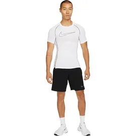 Nike Pro Dri-FIT Funktionsshirt kurzarm Herren white/black/black XL