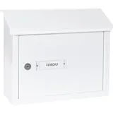 ARREGUI V4071 Maxi Durchwurfbriefkasten Weiß inkl. Zeitungsfach