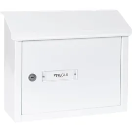 ARREGUI V4071 Maxi Durchwurfbriefkasten Weiß inkl. Zeitungsfach