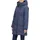Ragwear NOVISTA Damen Frauen Mantel,Parka,Steppmantel,lange Jacke,Stehkragen,wasserdicht,Blau,M - M