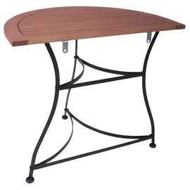 deluke Balkontisch EINAR 54 x 85 x 74 cm Braun
