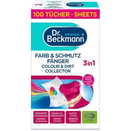 Dr. Beckmann Farb- und Schmutzfänger XXL langanhaltender Farbschutz 100 Tücher