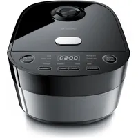 Arendo Reiskocher schwarz/silber 4,0 l