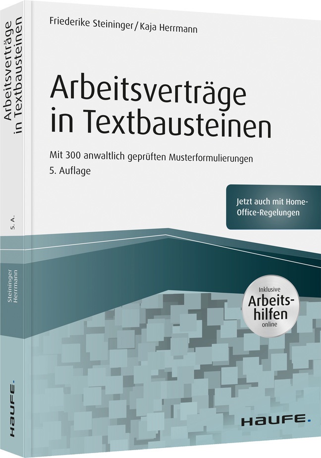 Arbeitsverträge In Textbausteinen - Friederike Steininger  Kaja Herrmann  Kartoniert (TB)