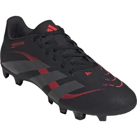 adidas Predator Club FG/MG Herren Core Black/Grey Four/Lucid Red 44 2/3