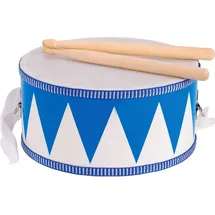 GoKi Kindertrommel Ø 20,3 cm, Höhe 10 cm, Blau/Weiß
