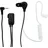 Alecto FRH-10 Duo - Walkie Talkie Headset - In Ear Ohrstöpsel 2 Pack - Ergonomisch und Austauschbare Silikonkappen - Schwarz