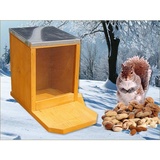Melko Eichhörnchen Futterstation Zinkdach Futterspender Futterautomat - Melko Futterhaus
