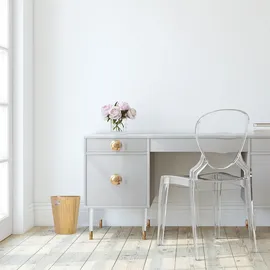 Relaxdays Papierkorb 7,5 l Braun