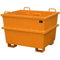 Bauer Südlohn Universalcontainer UC 750, lackiert, Gelborange
