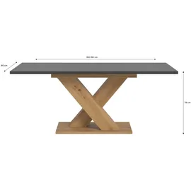 xonox.home Motion 150-190 x 76 x 90 cm grau