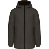 Kariban Recycelter Uni-Kapuzenparka - Dunkelgrau - S
