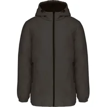 Kariban Recycelter Uni-Kapuzenparka - Dunkelgrau - S