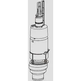 Sanit Ablaufarmatur inkl. Nieder/Füllventilhalter 01.950.00..0000
