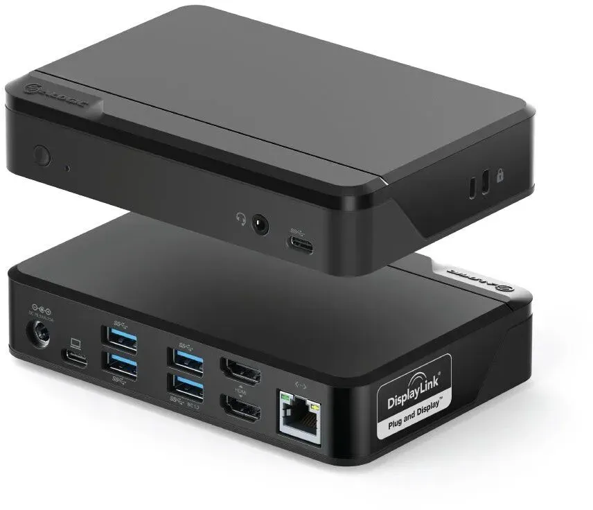 ALOGIC DUTHDPR laptop-dockingstation & portreplikator USB 3.2 Gen 1 (3.1 Gen 1) Type-C Schwarz