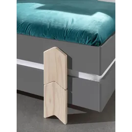 58 aufm Kessel 58aufmkessel Stapelbett, Grau Holzwerkstoff, 90x200 cm, Schlafzimmer, Betten