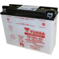 Yuasa BATTERIE YB16AL-A2 offen ohne Saeure, 207 mm x 71.5 mm x 164 mm