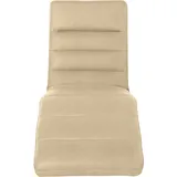 W.Schillig Relaxliege daily dreams Leder/Polyester 65 x 91 x 170 cm Beige mit Kissen