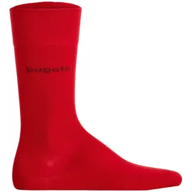 Bugatti Herren Socken 3er Pack Rot 43-46