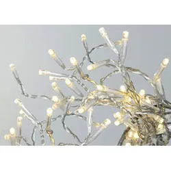 EGLO LED-Lichterkette "SERIE LED - Weihnachtsdeko - Beleuchtung - Winterdeko", weiß (weiß, transparent), Flammen 160 St., Kabellänge 10m x Gesamtlänge 26m, Lichterketten, Lichterkette, Außenbeleuchtung warmweiß, mit Kabel, 16 m