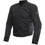 Dainese Avro 5 Tex Jacket, Stoff-Motorradjacke mit Schulterprotektoren, Mann, Schwarz/Schwarz/Schwarz, 58