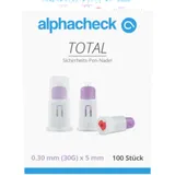 ALPHACHECK Sicherheits-Pen-Nadeln 30 G x 5 mm 100 St.