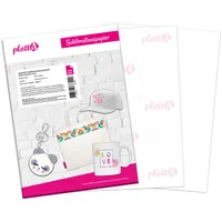 PlottiX Sublimationspapier weiß,