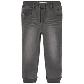 name it - Jeans Nmmben Baggy Fleece in Medium Grey denim, Gr.92,