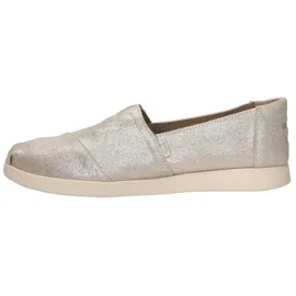 TOMS Alpargata Plus champagne metallic suede 36.5