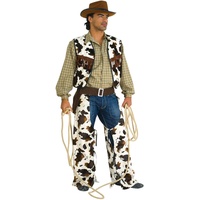 Stamco Herren Kostüm Cowboy Bill Onesize M-XL Wilder Westen Fasching Karneval