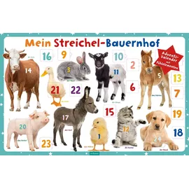 arsEdition Mein Streichel-Bauernhof. Adventskalender mit Fühlelementen