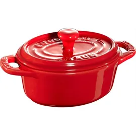 Staub Mini Cocotte 11 cm Oval Rot