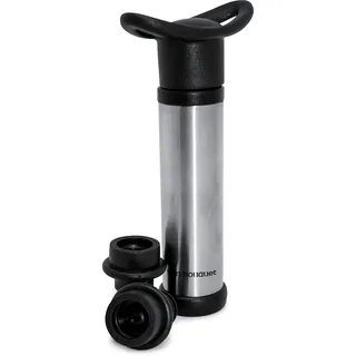 Vin Bouquet FIC 369 Manuelle Vakuumpumpe, silberfarben, ursprüngliche, schwarz/Silber