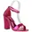 Stiefelparadies Damen High Heels in Fuchsia Metallic,