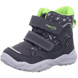 superfit Jungen Glacier Schneestiefel, Grau Hellgrün 2000, 22 EU Schmal