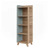 Vicco Badregal Karen, Sonoma/Blau, 40 x 128 cm mit