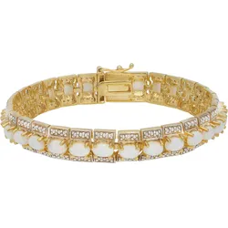 Silberarmband VIVANCE "style & glamour", silber (silber 925), Armbänder, Damen, Silber 925 (Sterlingsilber)