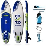 Coasto Unisex – Erwachsene Amerigo Sup Tabelle, Blau/Weiß/Grün, 10'4"