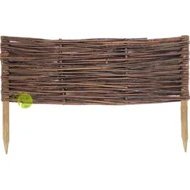 weeco Beeteinfassung 60 x 20 cm 5 Stück Braun