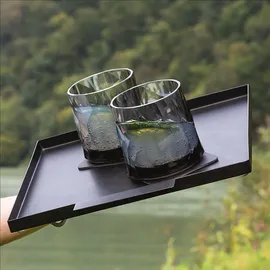 silwy Magnet, Tumbler, Kunststoff, 250ml, 2er Set, grau