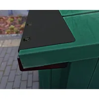 Hörmann Laubabdeckung Typ 2/3 für Gerätehaus Grün/Schwarz